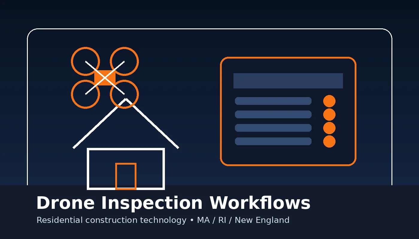 Drone inspection workflow for contractor estimates and lead generation