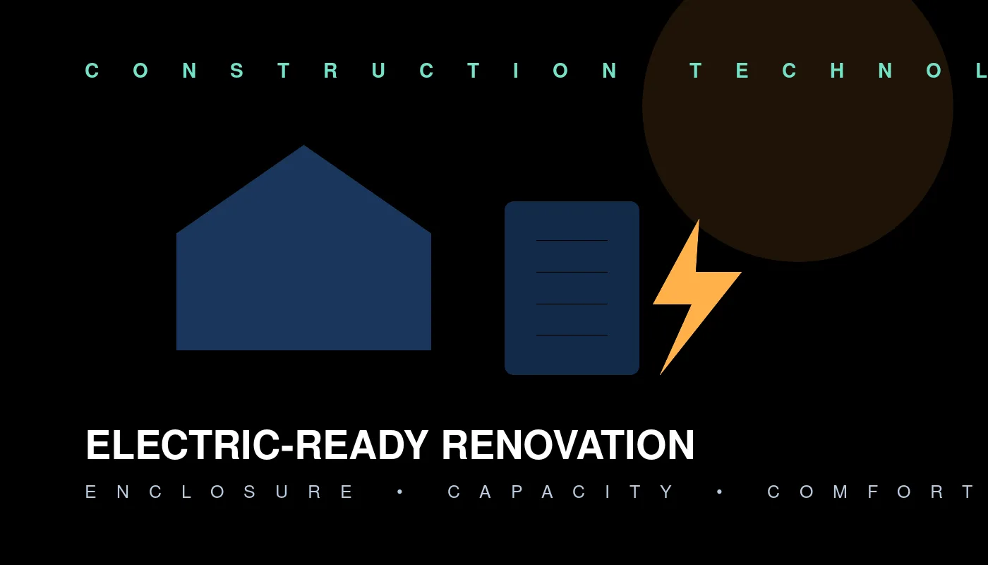 Electrification-Ready Renovations: A Contractor’s Guide to Selling the Plan, Not Just Equipment illustration